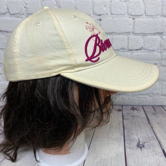 Browning Hat Strap Back Yellow Women Cap One Size Fits All Embroidered Logo Cute - Picture 4 of 11